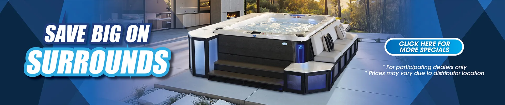 Calspas hot tub being used in a family setting - Ohio