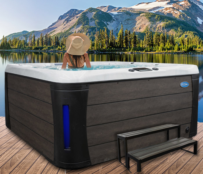 Calspas hot tub being used in a family setting - hot tubs spas for sale Ohio